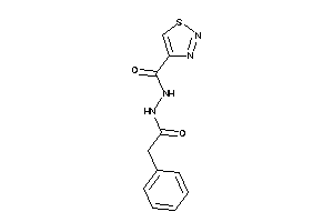 N'-(2-phenylacetyl)thiadiazole-4-carbohydrazide