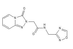 Image of 2-(3-keto-[1,2,4]triazolo[4,3-a]pyridin-2-yl)-N-(1,2,4-oxadiazol-3-ylmethyl)acetamide