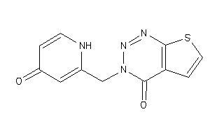 3-[(4-keto-1H-pyridin-2-yl)methyl]thieno[2,3-d]triazin-4-one