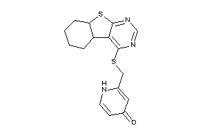 Image of 2-[(4b,5,6,7,8,8a-hexahydrobenzothiopheno[2,3-d]pyrimidin-4-ylthio)methyl]-4-pyridone