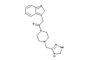1-[4-(4,5-dihydro-1H-1,2,4-triazol-3-ylmethyl)piperazino]-2-(2H-indol-3-yl)ethanone