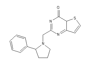 2-[(2-phenylpyrrolidino)methyl]-4aH-thieno[3,2-d]pyrimidin-4-one