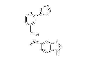 Image of N-[[2-(3-imidazolin-1-yl)-4-pyridyl]methyl]-1H-benzimidazole-5-carboxamide