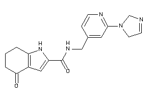 Image of N-[[2-(3-imidazolin-1-yl)-4-pyridyl]methyl]-4-keto-1,5,6,7-tetrahydroindole-2-carboxamide
