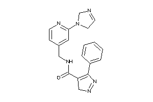 N-[[2-(3-imidazolin-1-yl)-4-pyridyl]methyl]-5-phenyl-3H-pyrazole-4-carboxamide