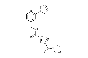 Image of N-[[2-(3-imidazolin-1-yl)-4-pyridyl]methyl]-5-(pyrrolidine-1-carbonyl)-2H-pyrrole-3-carboxamide