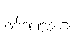 N-[2-keto-2-[(2-phenyl-7aH-benzimidazol-5-yl)amino]ethyl]-3-furamide