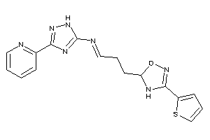 Image of [3-(2-pyridyl)-1H-1,2,4-triazol-5-yl]-[3-[3-(2-thienyl)-4,5-dihydro-1,2,4-oxadiazol-5-yl]propylidene]amine