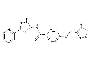 Image of 4-(4,5-dihydro-1,2,4-oxadiazol-3-ylmethoxy)-N-[3-(2-pyridyl)-1H-1,2,4-triazol-5-yl]benzamide