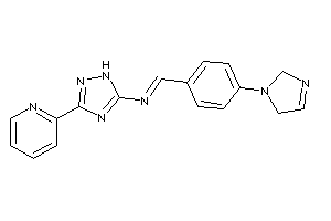Image of [4-(3-imidazolin-1-yl)benzylidene]-[3-(2-pyridyl)-1H-1,2,4-triazol-5-yl]amine