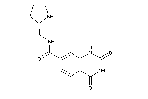 2,4-diketo-N-(pyrrolidin-2-ylmethyl)-1H-quinazoline-7-carboxamide