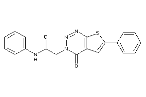 2-(4-keto-6-phenyl-thieno[2,3-d]triazin-3-yl)-N-phenyl-acetamide