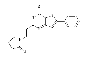 2-[2-(2-ketopyrrolidino)ethyl]-6-phenyl-4aH-thieno[3,2-d]pyrimidin-4-one