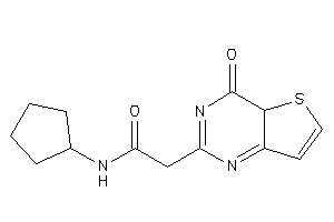 N-cyclopentyl-2-(4-keto-4aH-thieno[3,2-d]pyrimidin-2-yl)acetamide