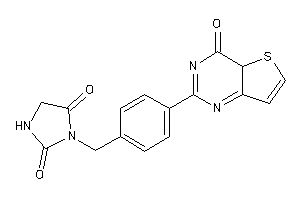 3-[4-(4-keto-4aH-thieno[3,2-d]pyrimidin-2-yl)benzyl]hydantoin