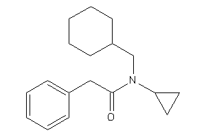 N-(cyclohexylmethyl)-N-cyclopropyl-2-phenyl-acetamide
