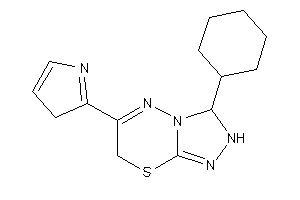 Image of 3-cyclohexyl-6-(3H-pyrrol-2-yl)-3,7-dihydro-2H-[1,2,4]triazolo[3,4-b][1,3,4]thiadiazine