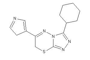 Image of 3-cyclohexyl-6-(3H-pyrrol-4-yl)-7H-[1,2,4]triazolo[3,4-b][1,3,4]thiadiazine