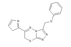 3-(phenoxymethyl)-6-(3H-pyrrol-2-yl)-7H-[1,2,4]triazolo[3,4-b][1,3,4]thiadiazine