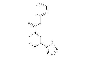 Image of 2-phenyl-1-[3-(1H-pyrazol-5-yl)piperidino]ethanone