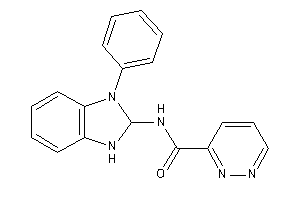 N-(3-phenyl-1,2-dihydrobenzimidazol-2-yl)pyridazine-3-carboxamide
