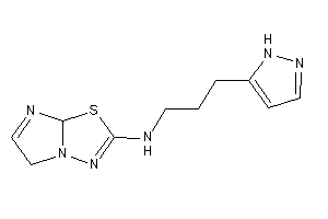 5,7a-dihydroimidazo[2,1-b][1,3,4]thiadiazol-2-yl-[3-(1H-pyrazol-5-yl)propyl]amine