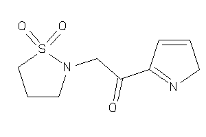 2-(1,1-diketo-1,2-thiazolidin-2-yl)-1-(2H-pyrrol-5-yl)ethanone