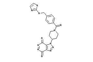 3-[1-[4-[(thiazol-2-ylthio)methyl]benzoyl]-4-piperidyl]triazolo[4,5-d]pyridazine-4,7-quinone