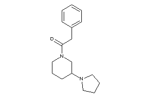 2-phenyl-1-(3-pyrrolidinopiperidino)ethanone
