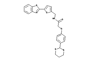 N-[[5-(1,3-benzothiazol-2-yl)-2-furyl]methyl]-2-[4-(1,3-dithian-2-yl)phenoxy]acetamide