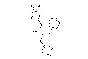 N,N-dibenzyl-2-(1,1-diketo-2,3-dihydrothiophen-3-yl)acetamide