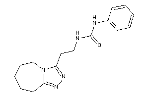 1-phenyl-3-[2-(6,7,8,9-tetrahydro-5H-[1,2,4]triazolo[4,3-a]azepin-3-yl)ethyl]urea