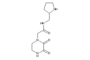 2-(2,3-diketopiperazino)-N-(pyrrolidin-2-ylmethyl)acetamide