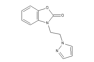 3-(2-pyrazol-1-ylethyl)-1,3-benzoxazol-2-one