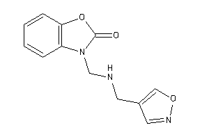 3-[(isoxazol-4-ylmethylamino)methyl]-1,3-benzoxazol-2-one