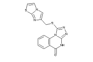 Image of 1-(imidazo[2,1-b]thiazol-6-ylmethylthio)-4H-[1,2,4]triazolo[4,3-a]quinazolin-5-one