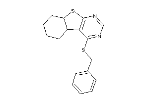 4-(benzylthio)-4b,5,6,7,8,8a-hexahydrobenzothiopheno[2,3-d]pyrimidine