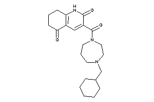 3-[4-(cyclohexylmethyl)-1,4-diazepane-1-carbonyl]-1,6,7,8-tetrahydroquinoline-2,5-quinone