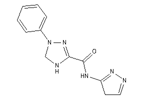 2-phenyl-N-(4H-pyrazol-3-yl)-3,4-dihydro-1,2,4-triazole-5-carboxamide