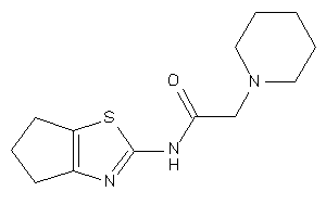 Image of N-(5,6-dihydro-4H-cyclopenta[d]thiazol-2-yl)-2-piperidino-acetamide