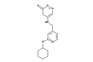 5-[[2-(cyclohexoxy)-4-pyridyl]methylamino]-4H-pyridazin-3-one