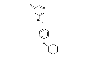 5-[[4-(cyclohexoxy)benzyl]amino]-4H-pyridazin-3-one