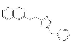 2-[(4H-3,1-benzothiazin-2-ylthio)methyl]-5-benzyl-1,3,4-oxadiazole