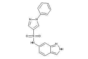 N-(2H-indazol-6-yl)-1-phenyl-pyrazole-4-sulfonamide