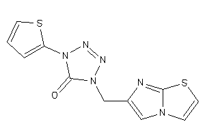 1-(imidazo[2,1-b]thiazol-6-ylmethyl)-4-(2-thienyl)tetrazol-5-one