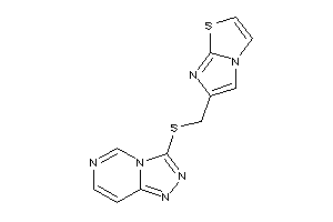 Image of 6-[([1,2,4]triazolo[3,4-f]pyrimidin-3-ylthio)methyl]imidazo[2,1-b]thiazole