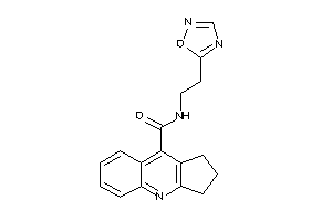 N-[2-(1,2,4-oxadiazol-5-yl)ethyl]-2,3-dihydro-1H-cyclopenta[b]quinoline-9-carboxamide