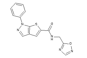 N-(1,2,4-oxadiazol-5-ylmethyl)-1-phenyl-thieno[2,3-c]pyrazole-5-carboxamide
