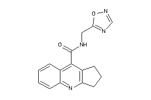 Image of N-(1,2,4-oxadiazol-5-ylmethyl)-2,3-dihydro-1H-cyclopenta[b]quinoline-9-carboxamide
