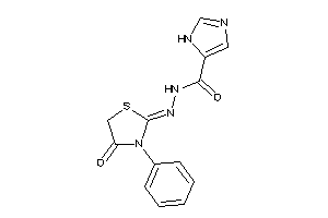 N-[(4-keto-3-phenyl-thiazolidin-2-ylidene)amino]-1H-imidazole-5-carboxamide